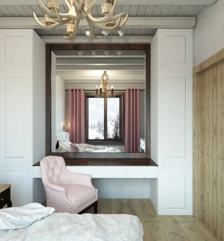 Шале на горе Можайская в 3 этажа. Стиль модерн + шале.