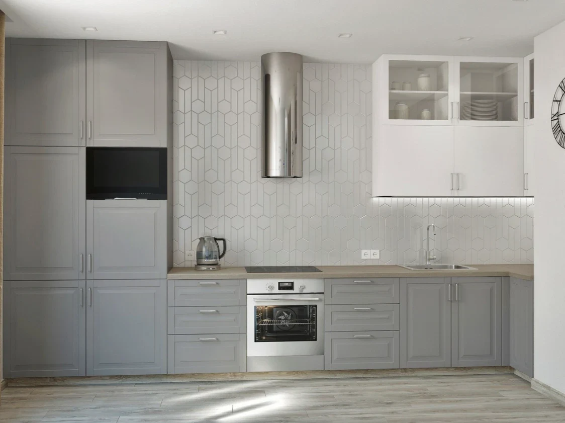 Трехкомнатная квартира в скандинавском стиле.