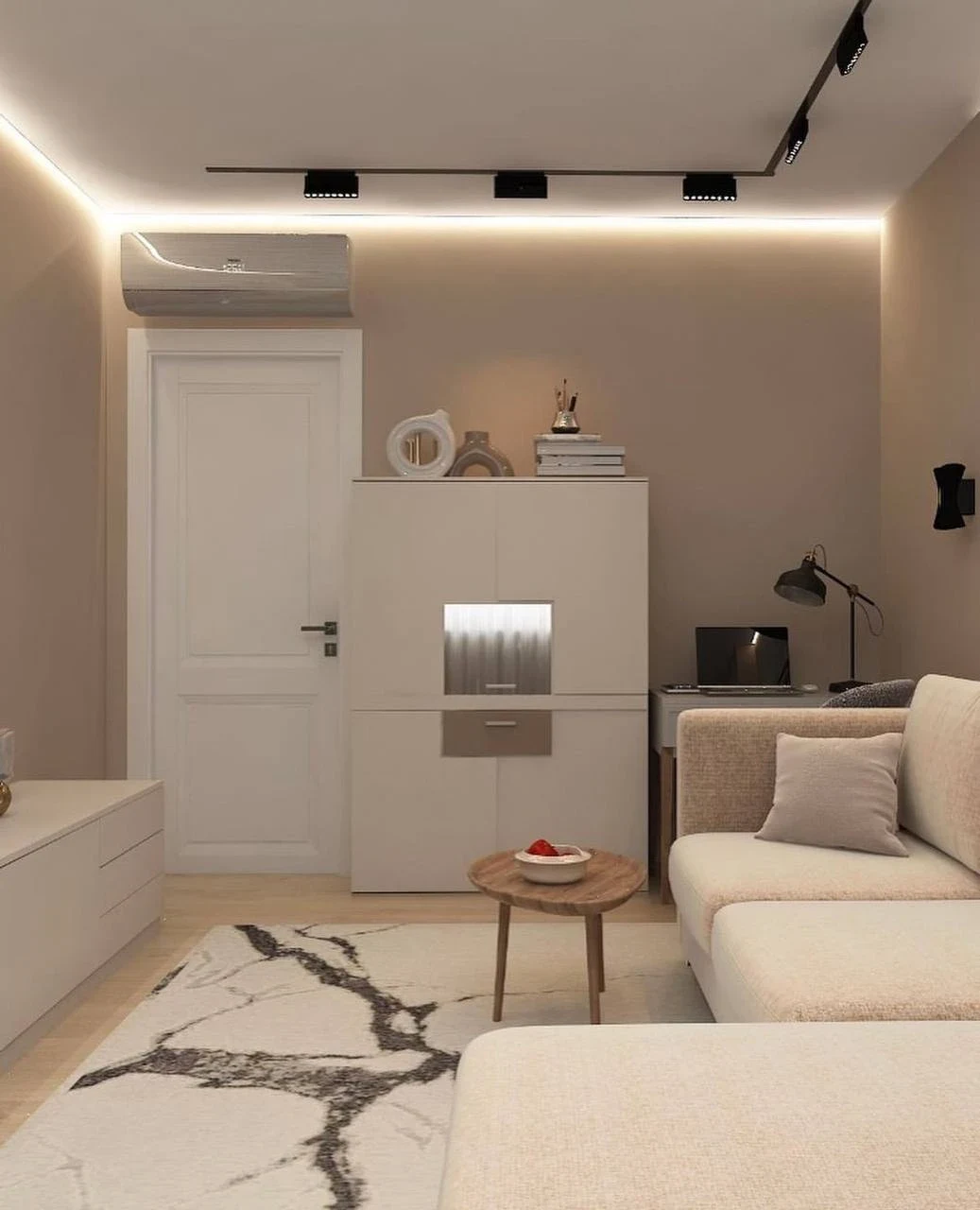 Трёхкомнатная квартира для семьи с двумя детьми.