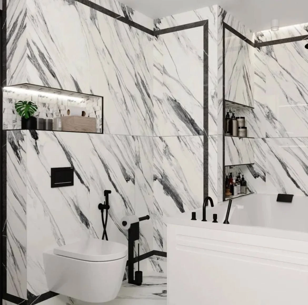 Дизайн санузла и ванной комнаты