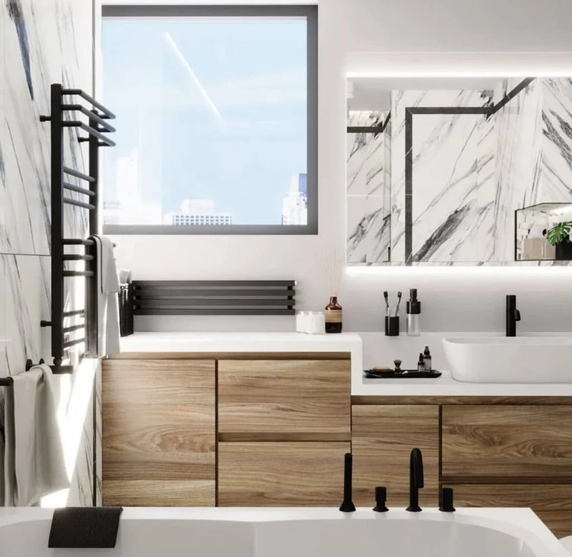 Дизайн санузла и ванной комнаты