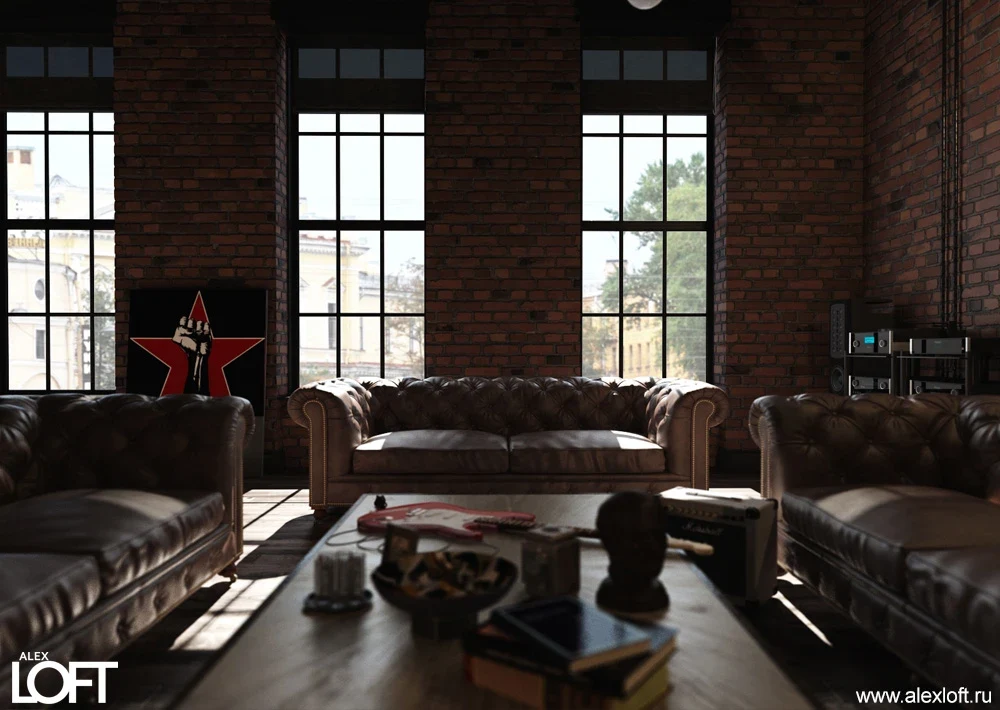Центр Питера, современный лофт