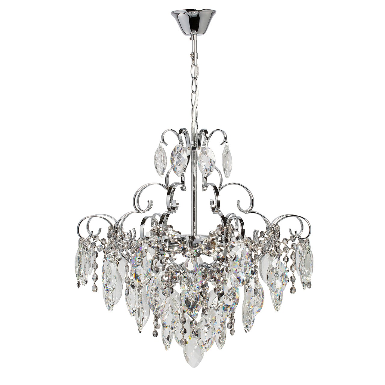 Подвесная хрустальная люстра Бриз De Markt 111010704