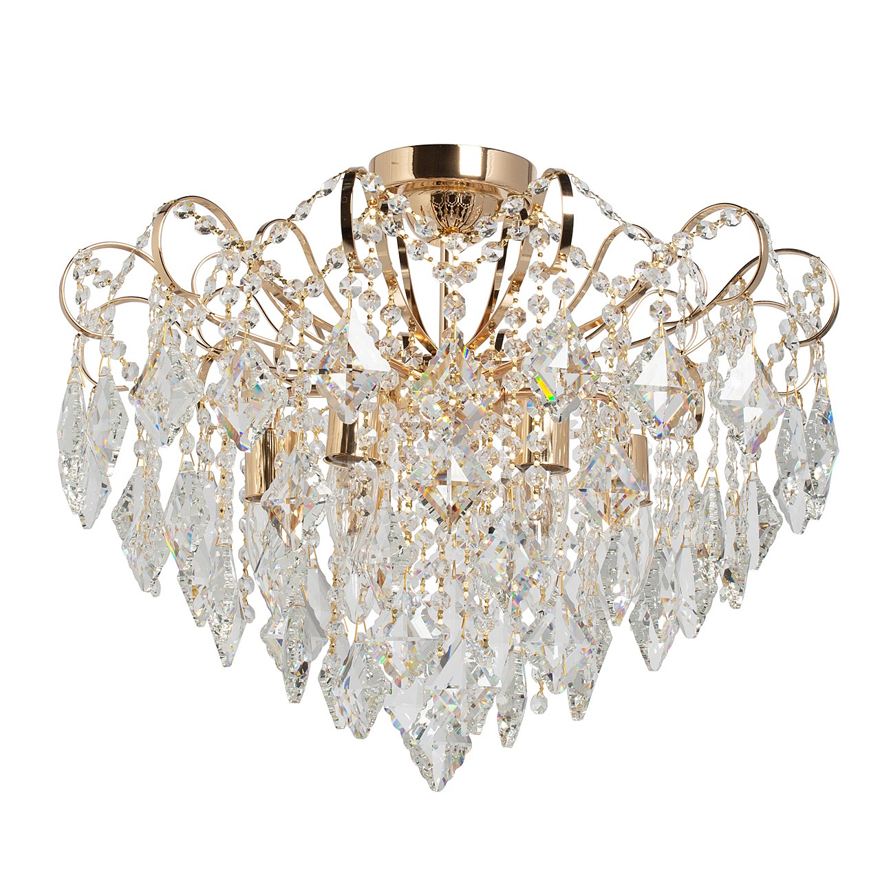 Потолочная хрустальная люстра De Markt Бриз 464019406