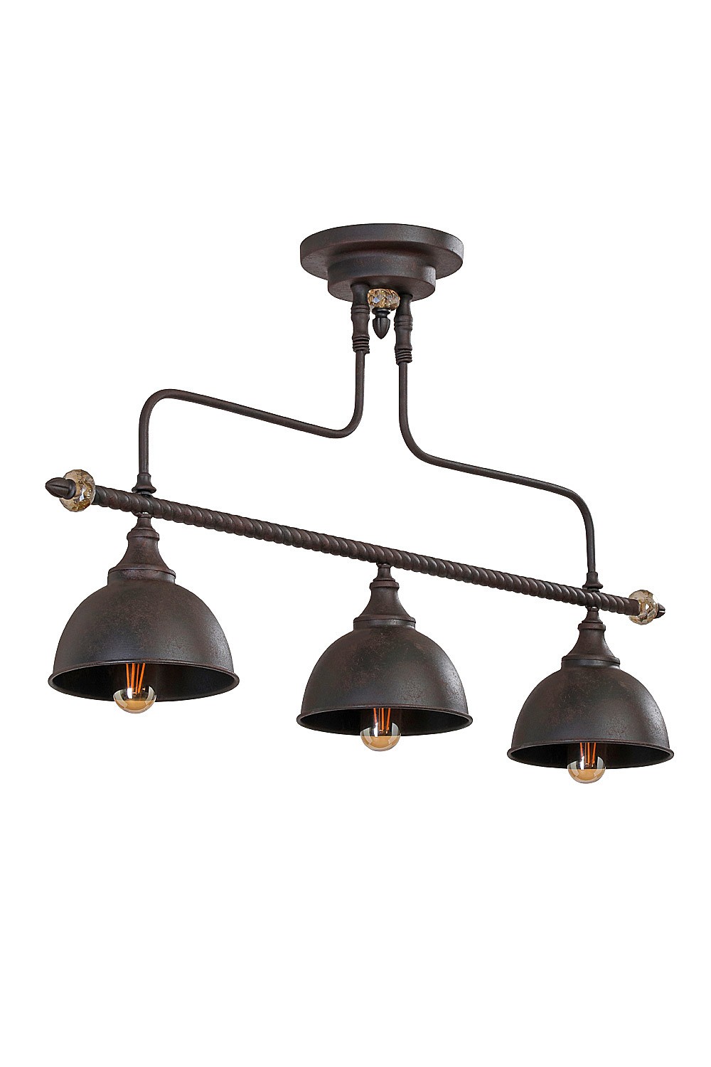 Потолочная люстра Розанофф Bernadeta RS130/3PLB