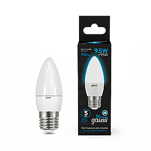 Светодиодная лампа Gauss Black Свеча 103102310