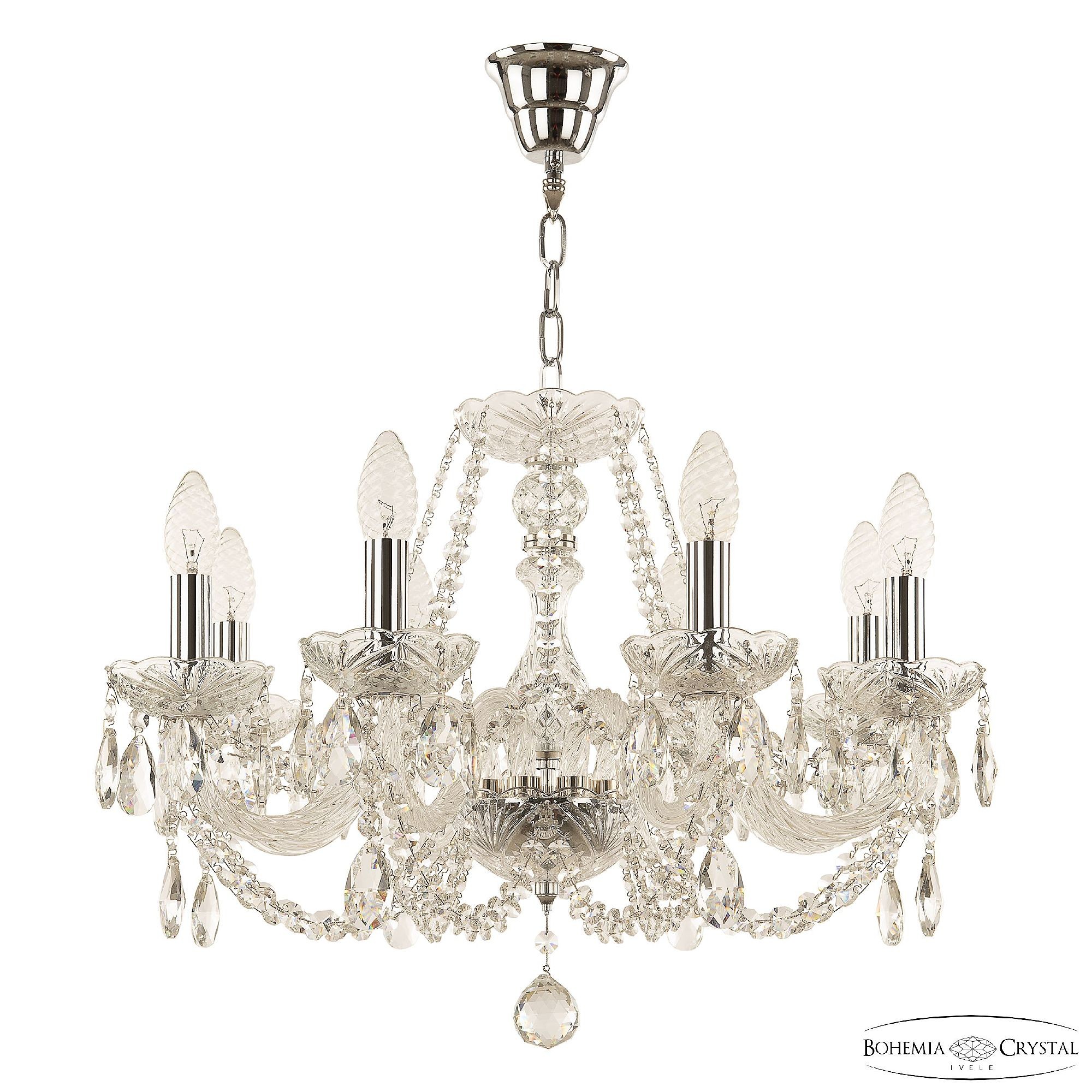 Подвесная люстра Bohemia 101 101/8/195 Ni