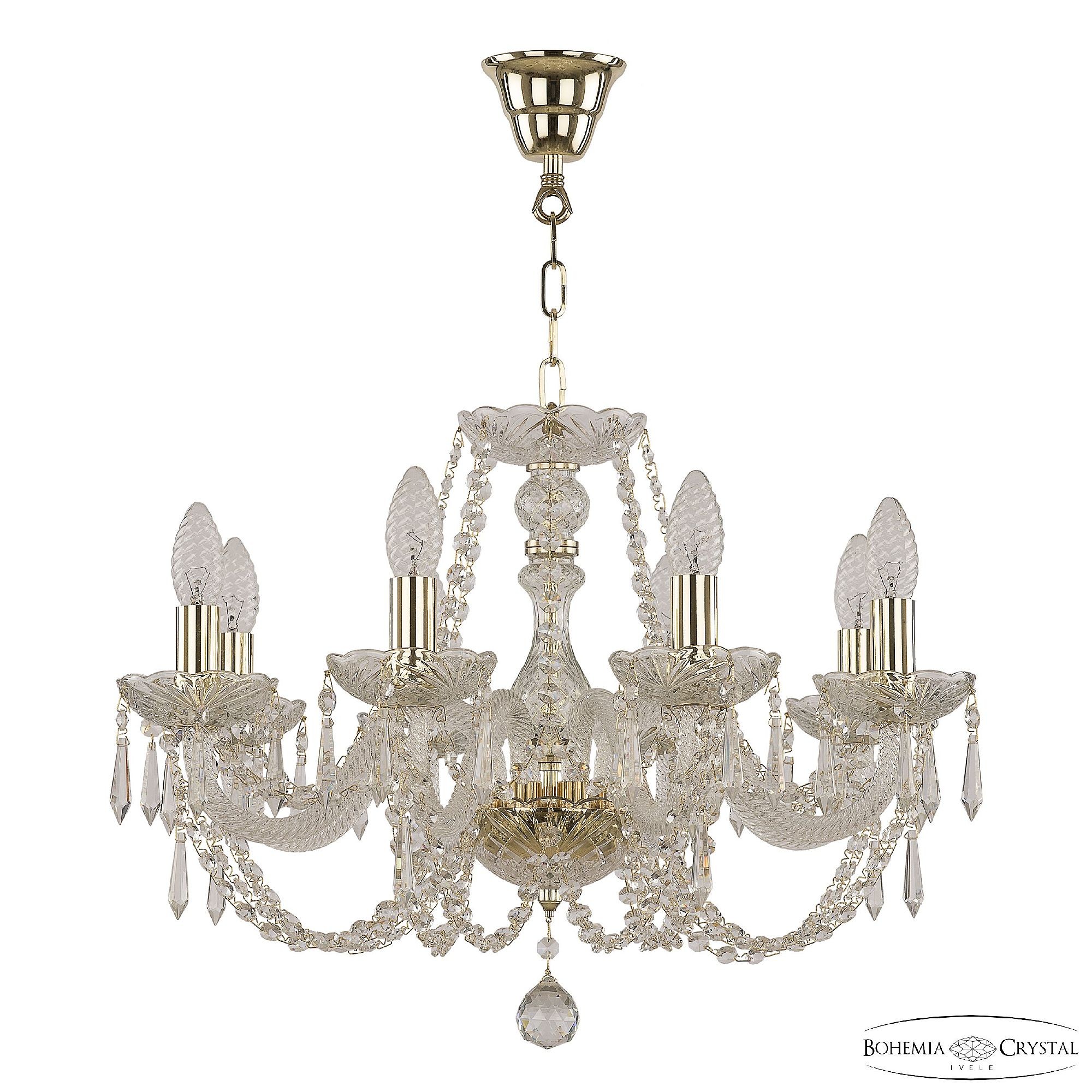 Подвесная люстра Bohemia 101 101/8/195 G Drops