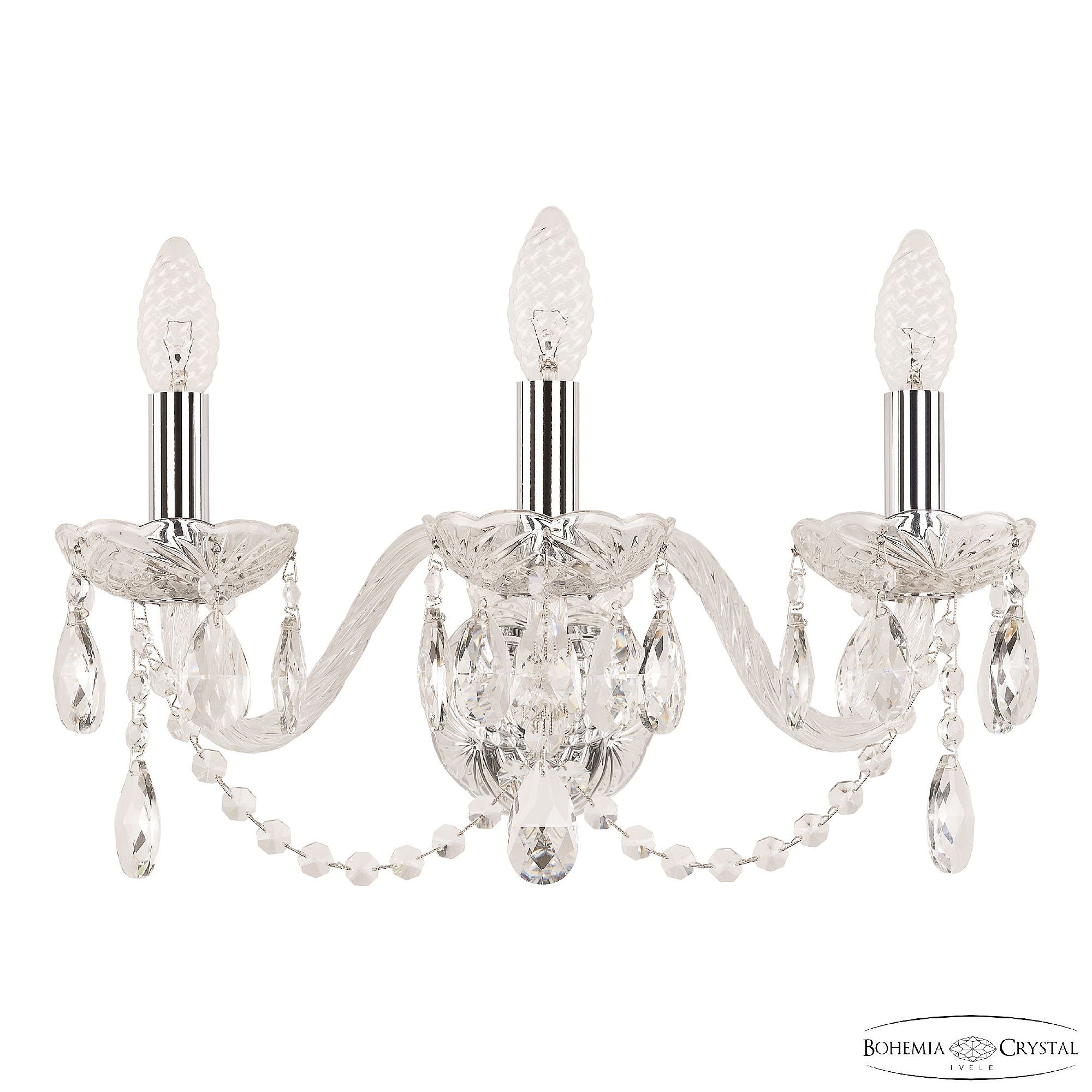 Настенное бра Bohemia 101 101B/3/165 Ni