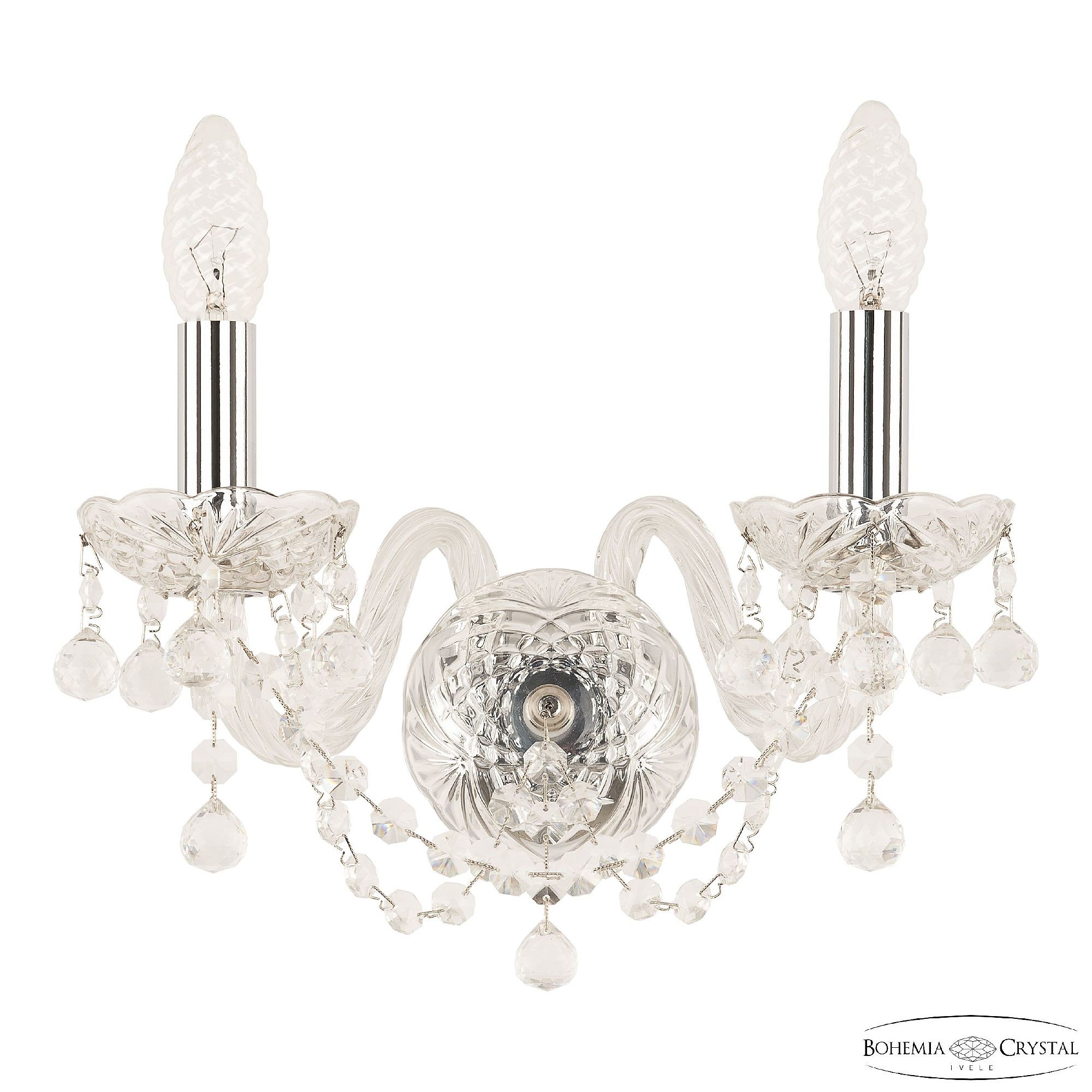 Настенное бра Bohemia 108 108B/2/141 Ni