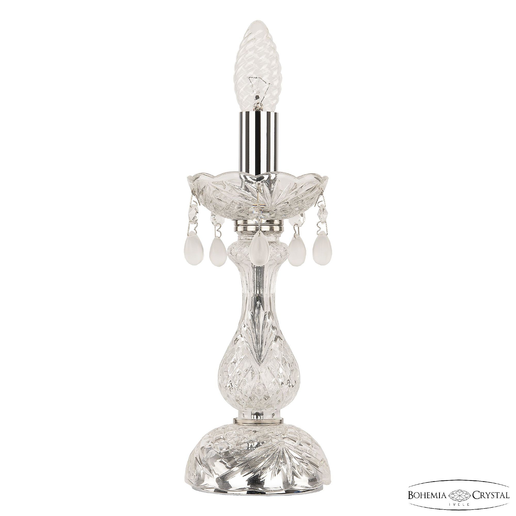 Настольная лампа Bohemia 112 112L/1-27 Ni V0300