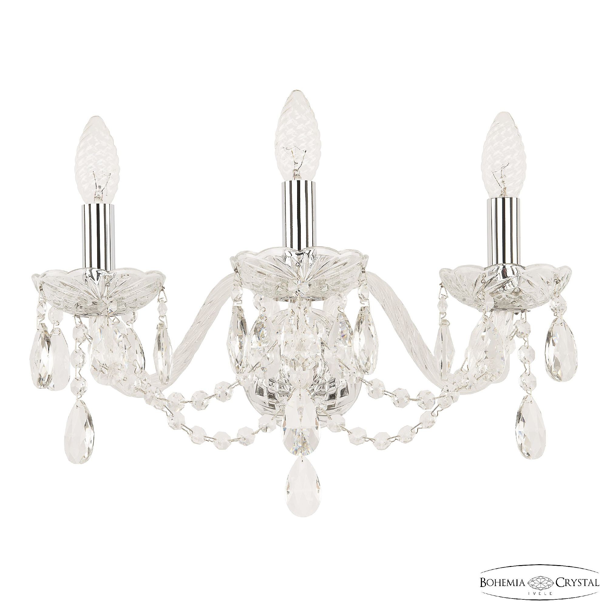 Настенное бра Bohemia 116 116B/3/165 Ni