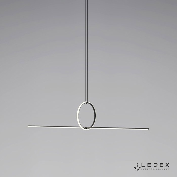 Светильник подвесной ILedex Zoom 10339P/A2-35W-3000K BK-WH