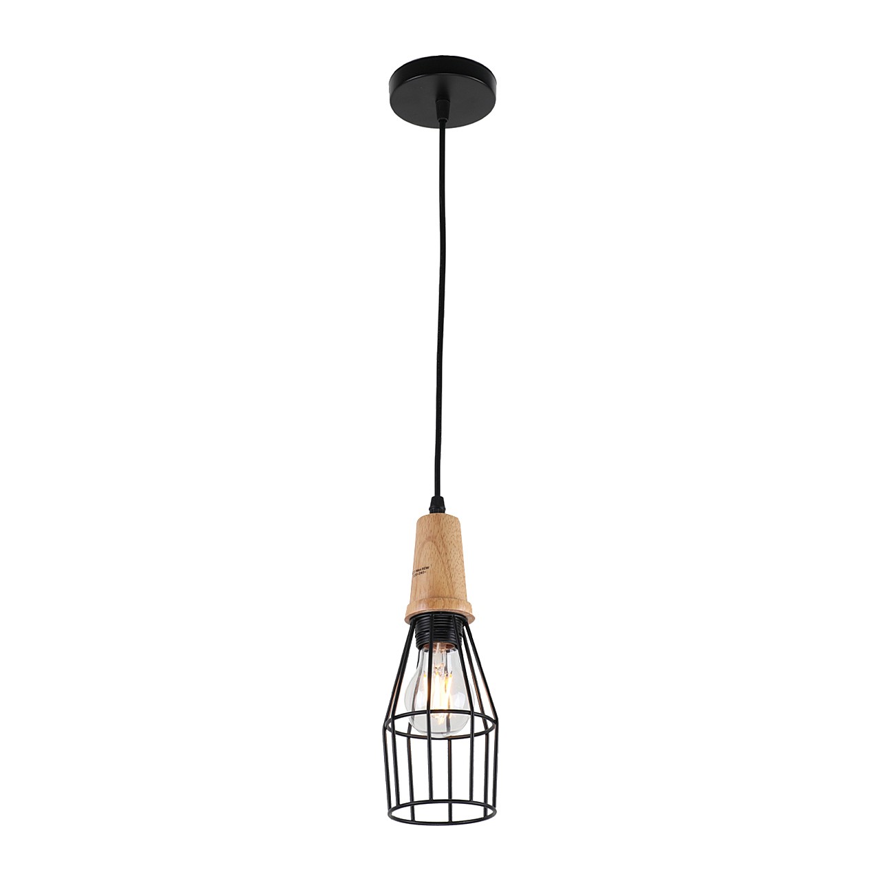 Светильник подвесной IMEX Lokki MD.0914-1-P BK