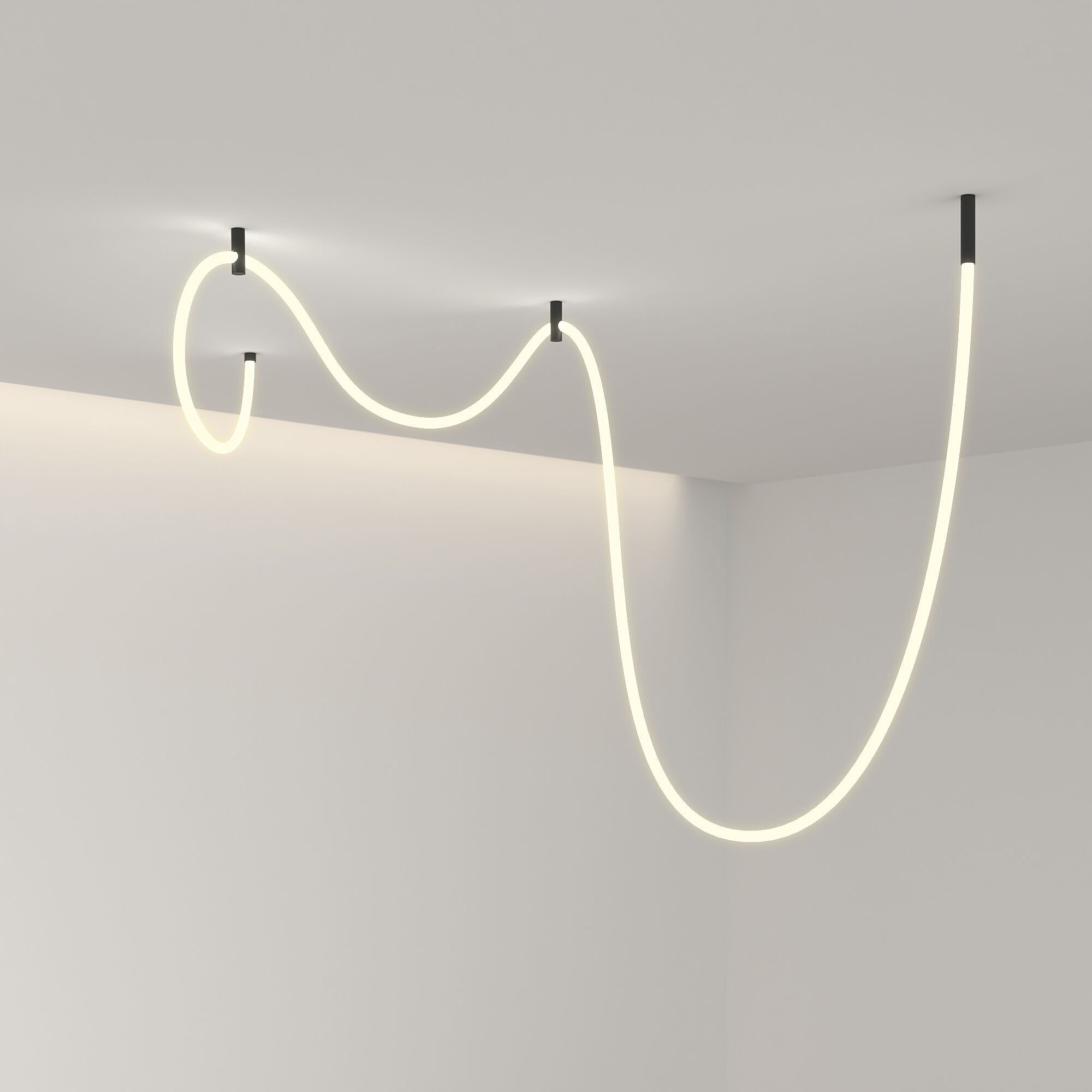 Светодиодный шнур Elektrostandard Full light Гибкий неон 336Led 12W IP20 3000K Full light круглый теплый белый, 5 м (24V 12W 336Led 2835 IP20)