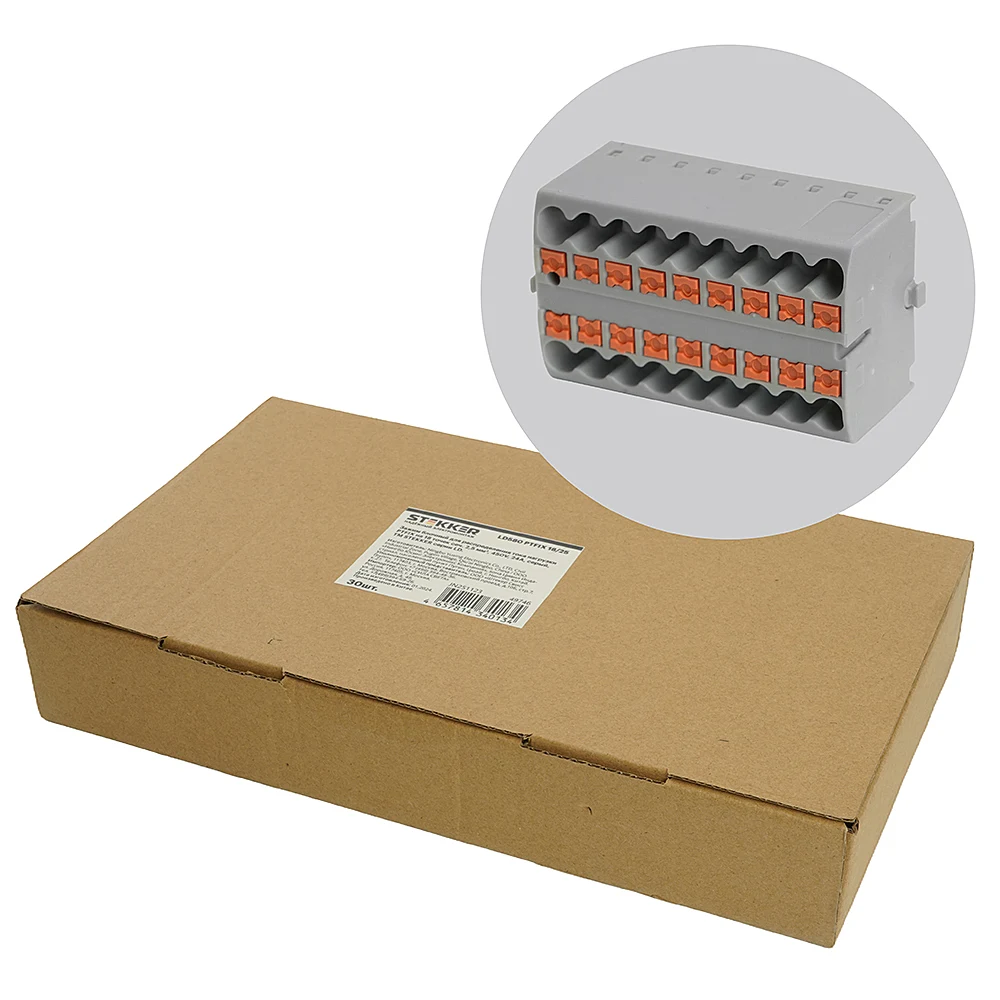 Зажим блочный Stekker LD580 PTFIX 18/25 49746