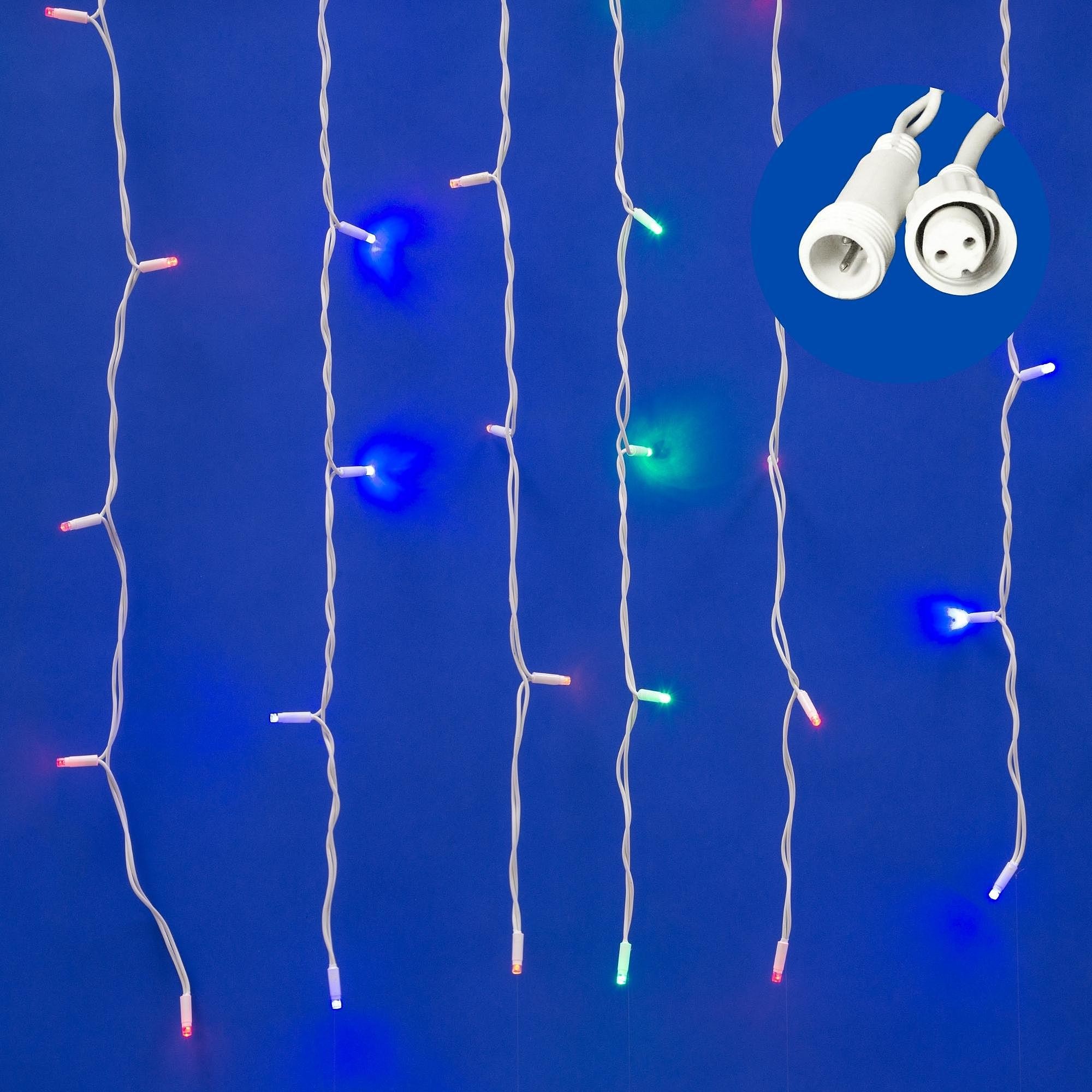 Занавес светодиодный с эффектом мерцания, 3х2м Uniel ULD-C2030-240/TWK MULTI IP67