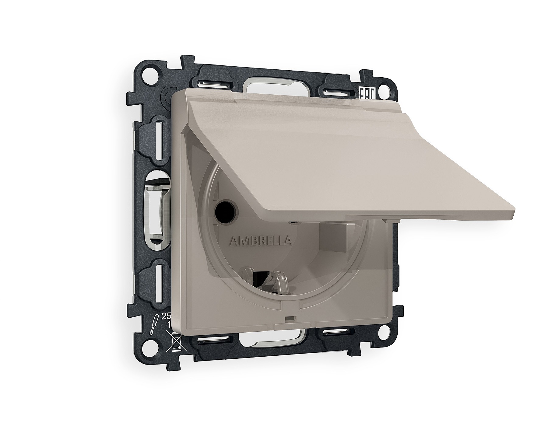 Розетка Ambrella Volt ALFA MA368010