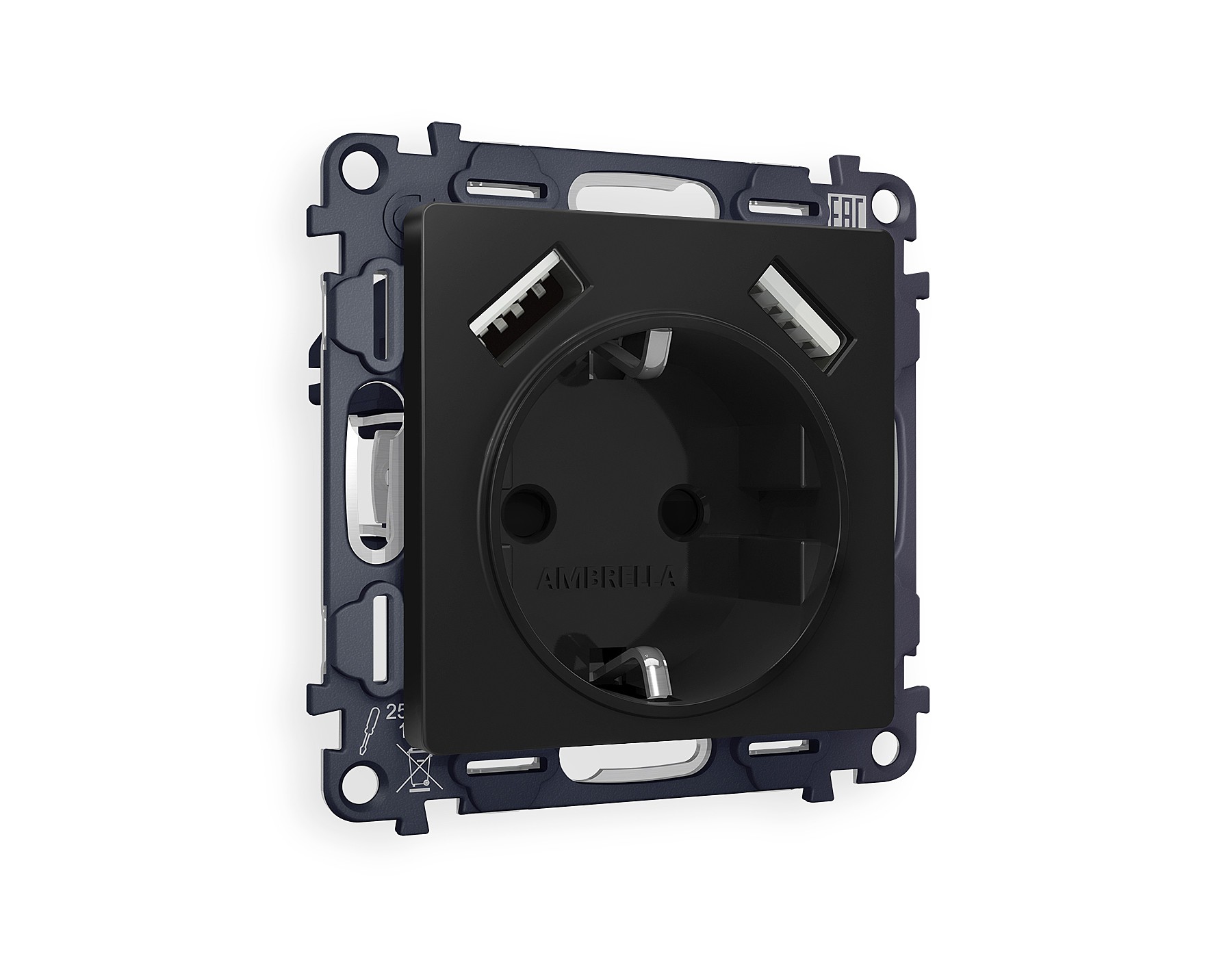 Розетка Ambrella Volt ALFA MA809010