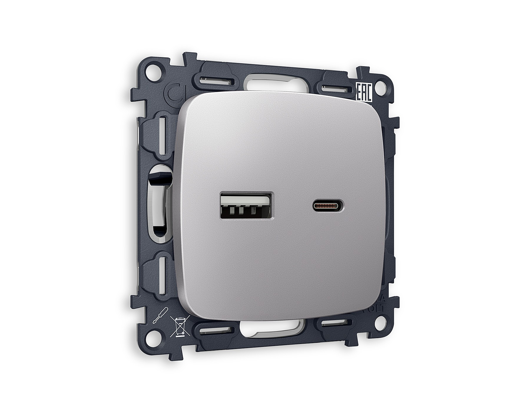 Розетка Ambrella Volt OMEGA MO511010