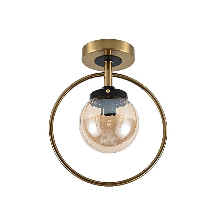 Светильник потолочный ЭкономСвет 13108 13108/1COP+BK TEA