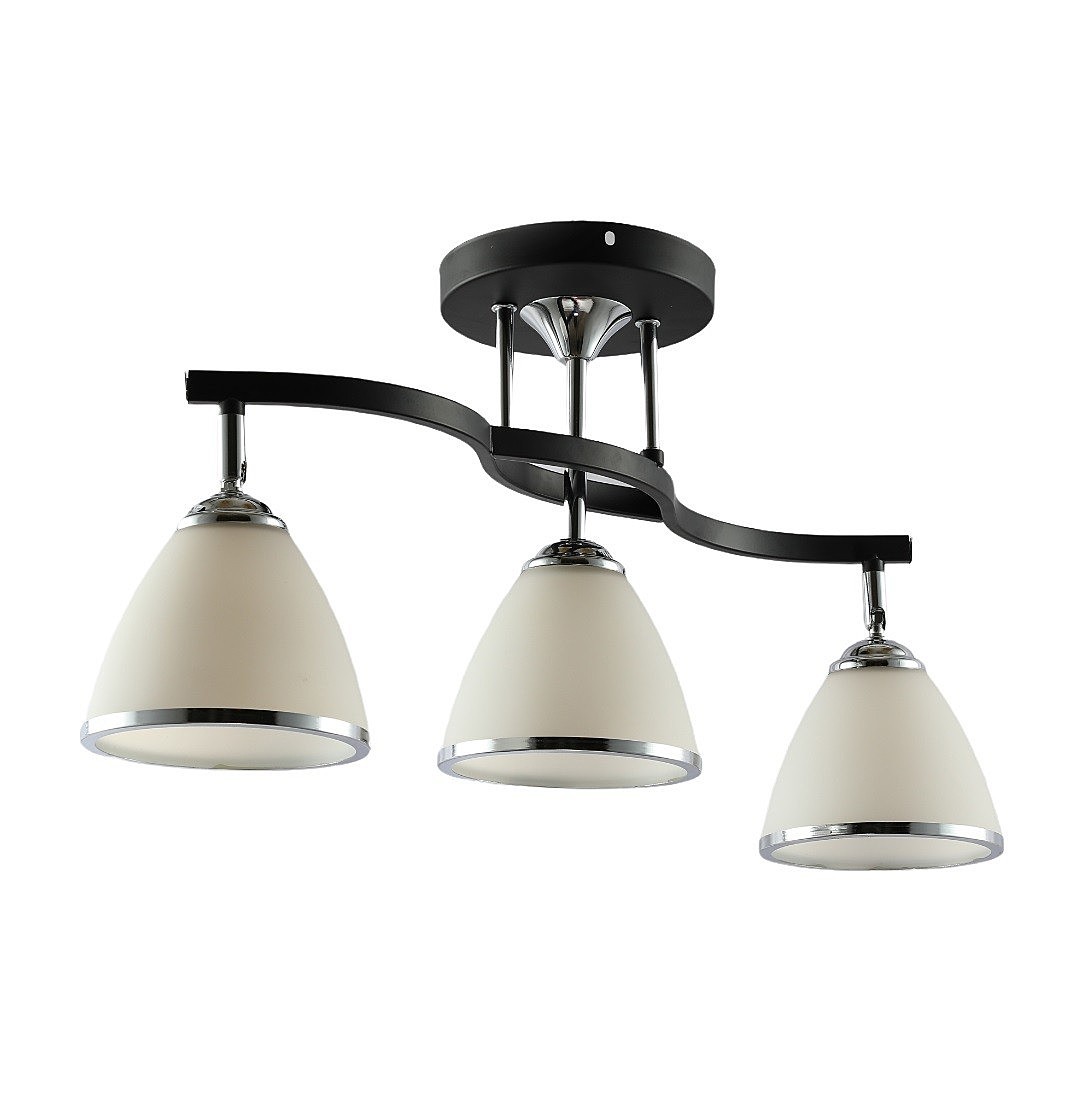 Потолочная люстра ЭкономСвет 20101 20101/3BK+CR WT