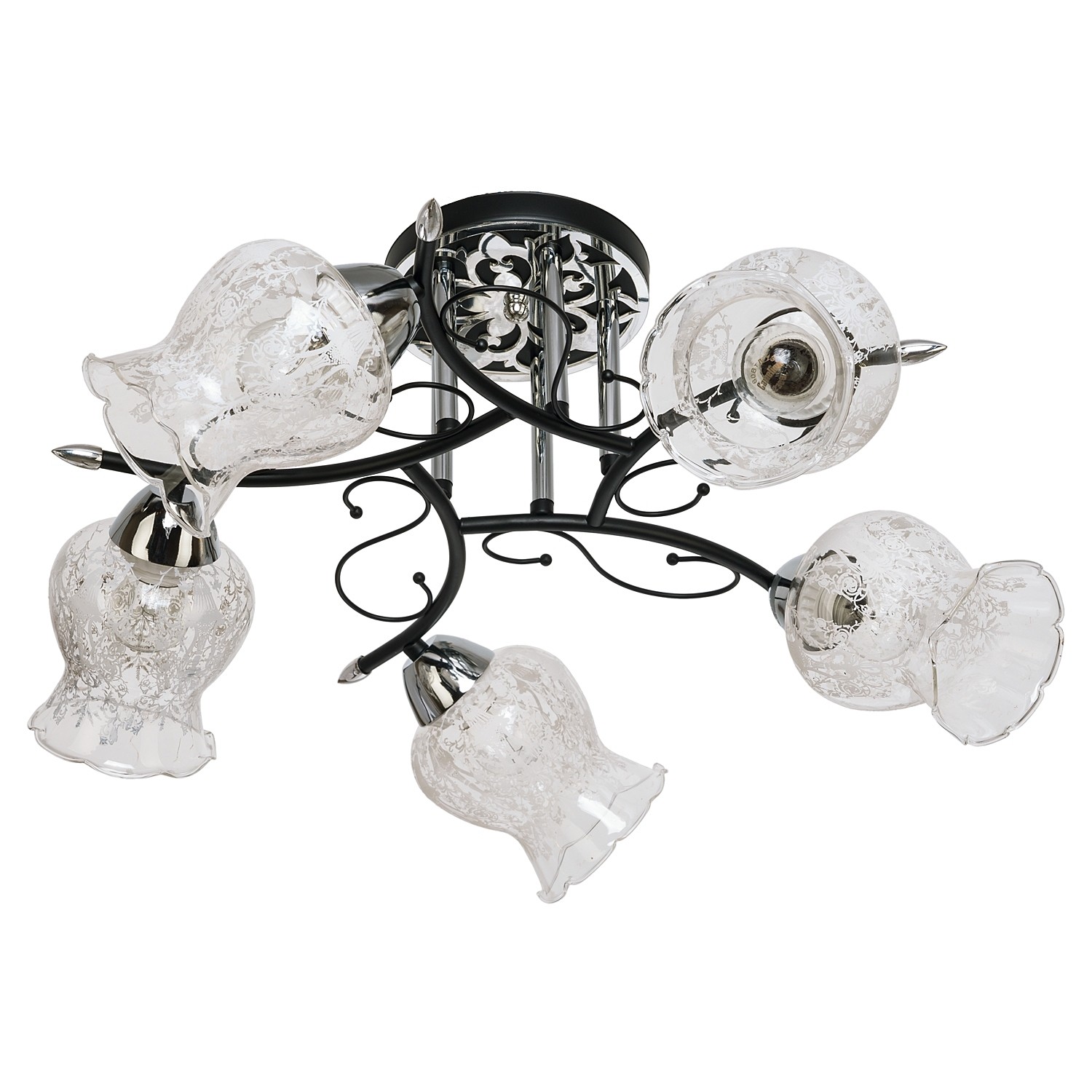 Потолочная люстра ЭкономСвет 6195GK 6195GK/5