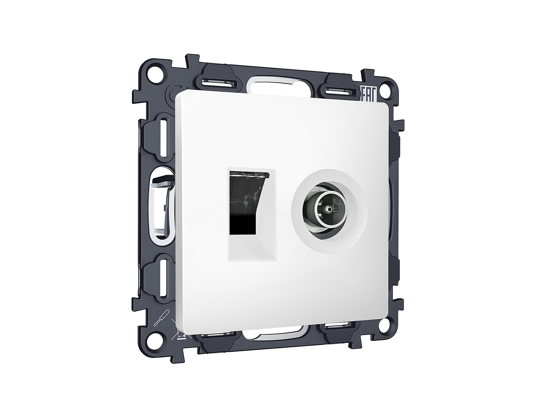 Розетка Ambrella Volt ALFA MA132510