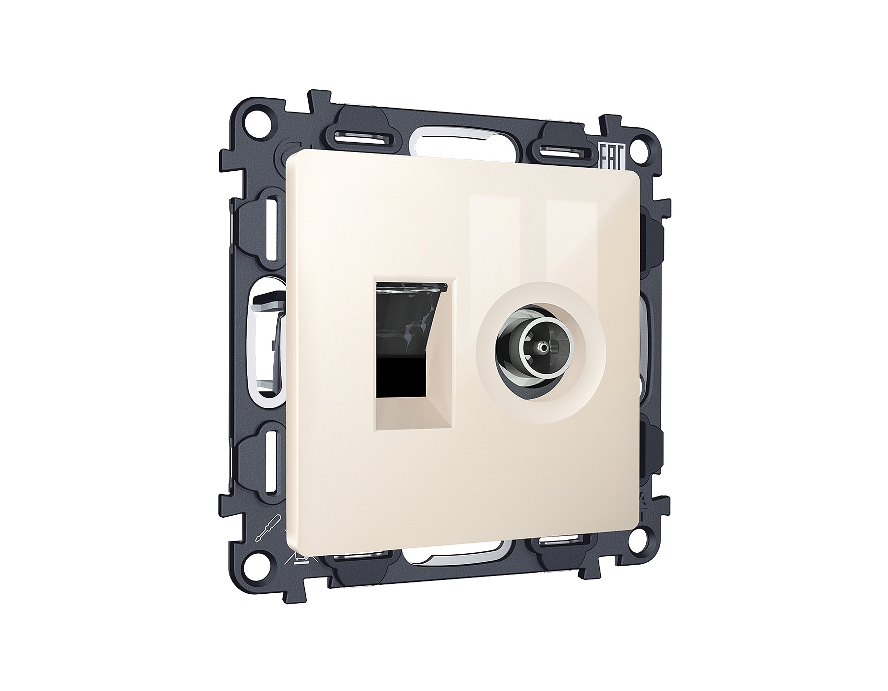 Розетка Ambrella Volt ALFA MA312510