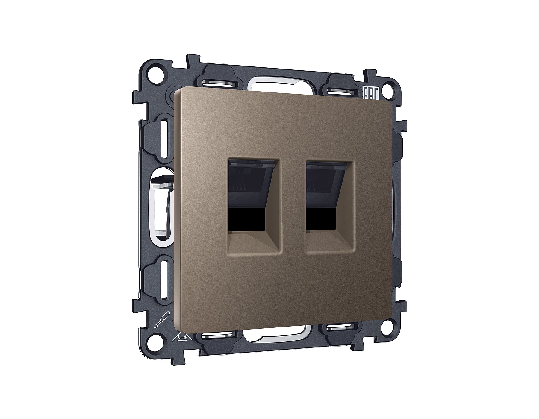 Розетка Ambrella Volt ALFA MA642110