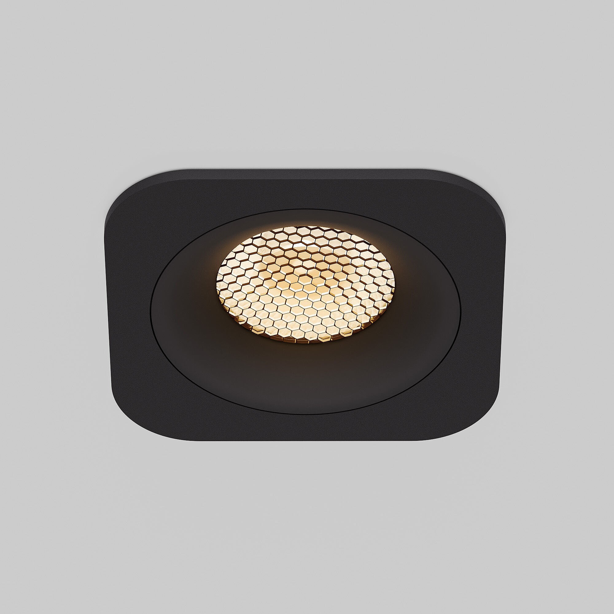 Встраиваемый светильник Elektrostandard Tetro 15276/LED 10W 3000K черный IP44