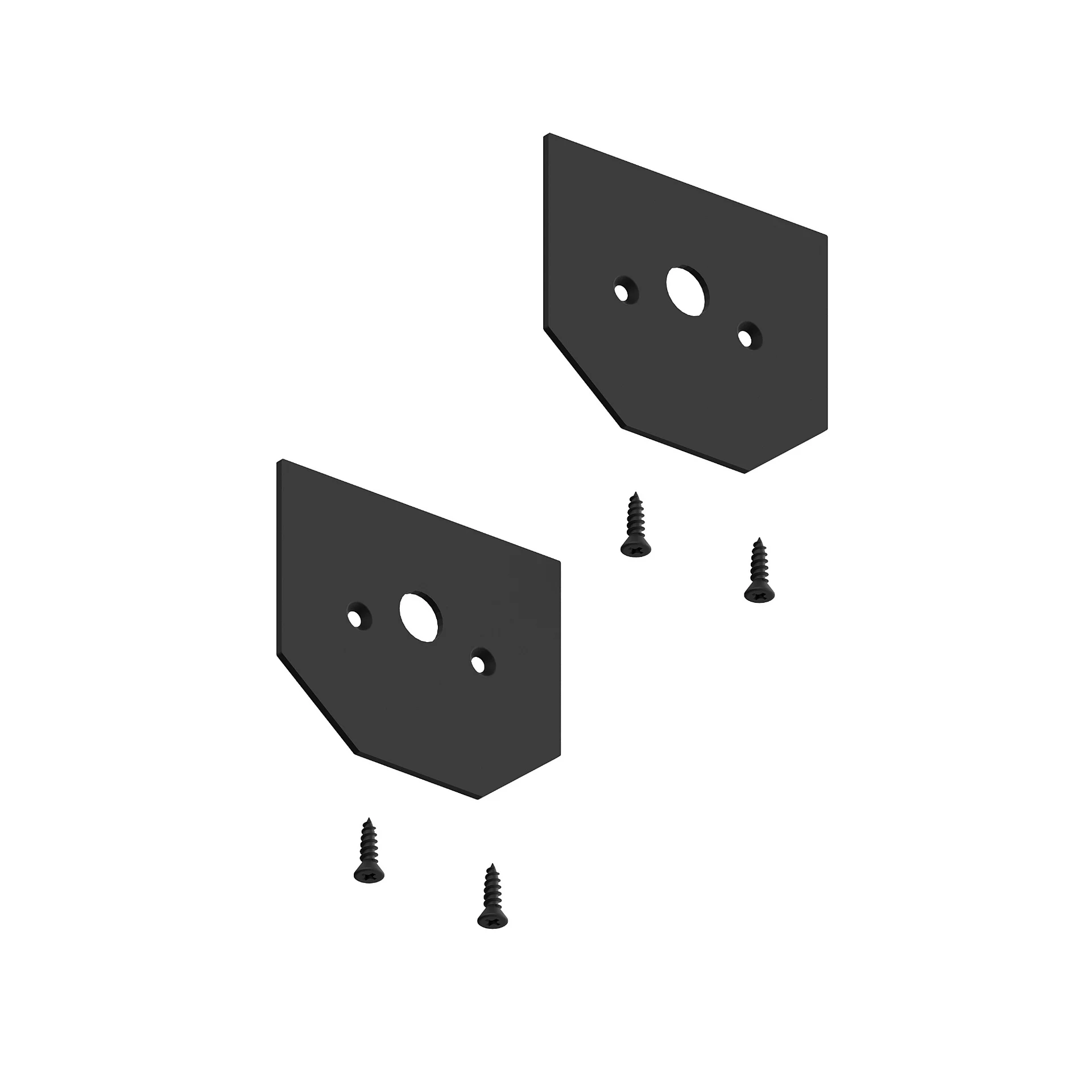 Заглушка торцевая для шинопровода под натяжной потолок, чёрная, 2 шт Hesby Lighting ElDeko HSBL_0188