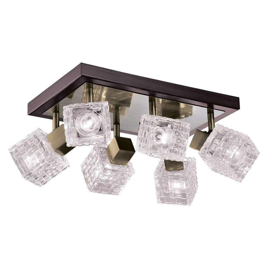 Светильник спот ID lamp Chesapeake 362/6A-Oldbronze