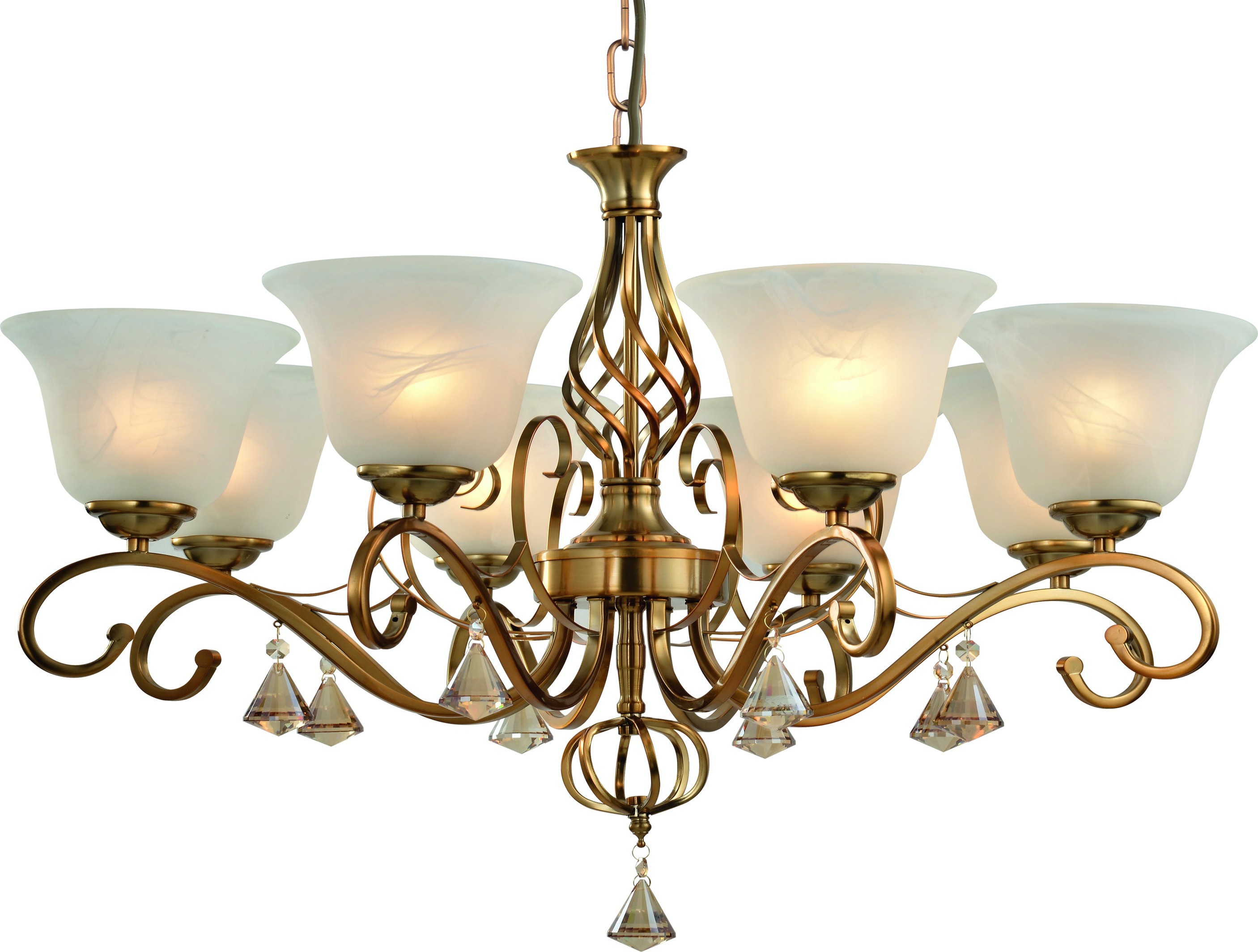 Подвесная люстра Arte Lamp A8391LM-8PB